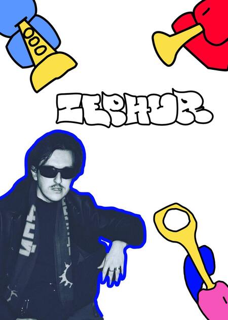 Айдентика для начинающего артиста «Zephyr»