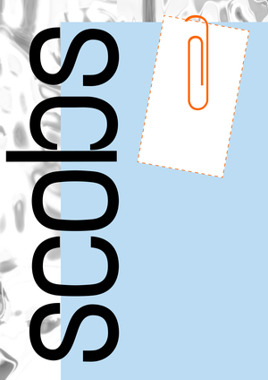 scobs. typeface