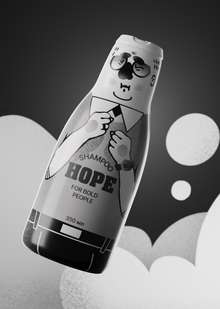 Дизайн шампуня для роста волос HOPE