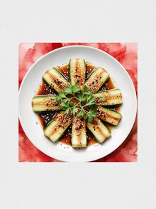 Кабачки с соевым соусом