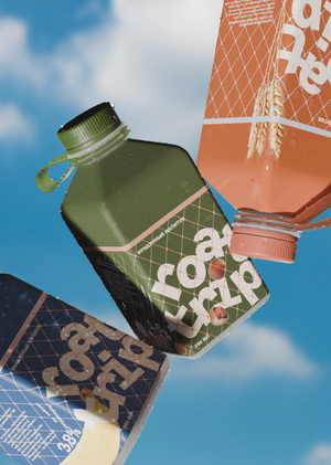 "Roat trip" plant beverage package design