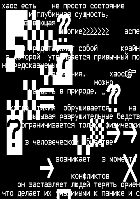 Айдентика выставки Великий беспорядок