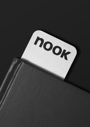 nook: брендинг платформы для коллекционирования дизайнерских книг