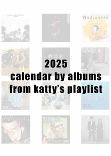 2025 calendar by albums from katty’s playlist 2025 calendar by albums from katty’s playlist