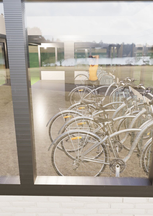 Дизайн-проект велопарковки для бизнес центра