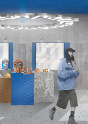 Проект шоурума бренда «Stratopacks»