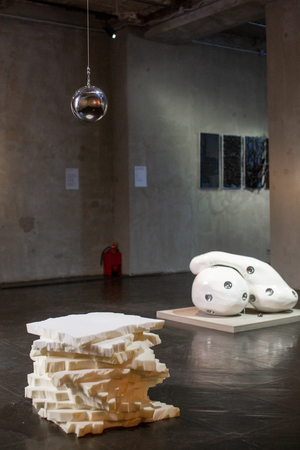 Механический, цикличный арт-объект  «‎След»