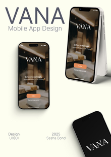 Vana SPA&Sauna | Mobile App Design | UX&nbsp;UI
