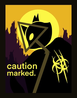Caution Marked