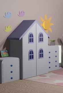 3D-визуализация детской спальни