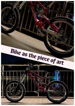 Bike as the piece of art