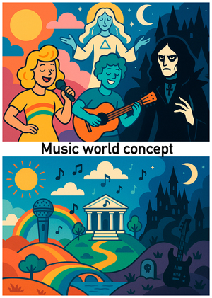music world concept