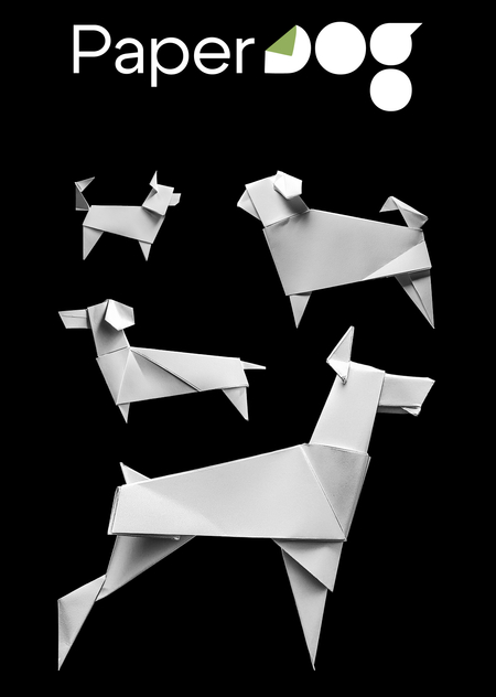 Paper Dog. Dog Training Centre