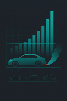 Анализ выбросов CO₂ автомобилей