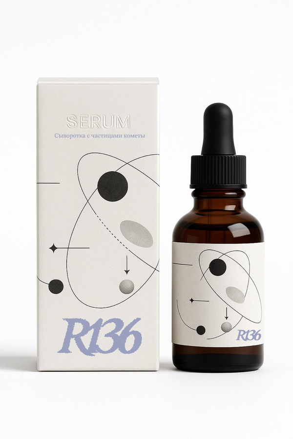 Айдентика для бренда косметики R136