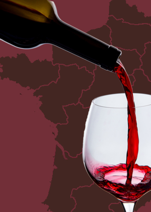 Популярные сорта вин по регионам Франции