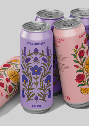 Упаковка для лимонадов ВкусВилл «Витраж»