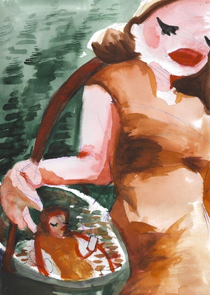 Иллюстрации для сборника литературных произведений "Родное"