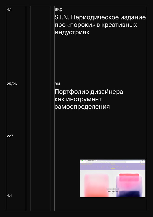 План работы над ВИ и ВКР