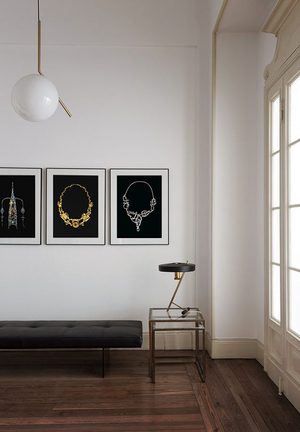 Art-in-Jewels. A series of photographic prints