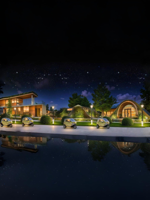 Недорогой вариант ЭКО поселения 