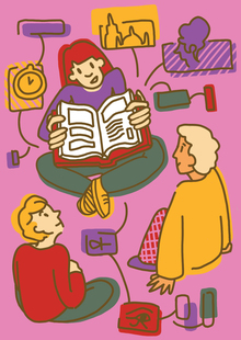 Серия открыток для «Школьникам про Вышку»