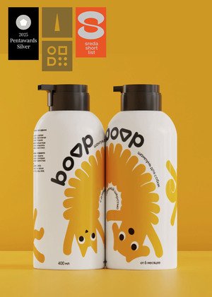 Шампунь для животных BOOP. WBDA | Pentawards | Sreda