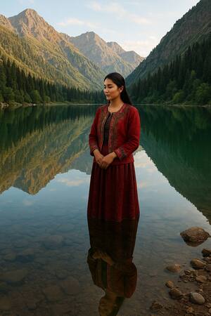 Сердце озера Сары-Челек