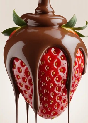 Реклама клубники в шоколаде 