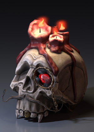 The sad skull