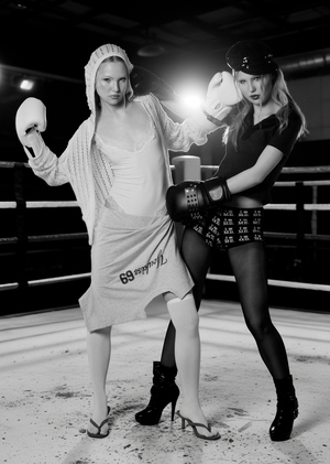 Фэшн-съемка 'fight club'