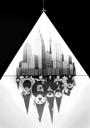 Гномы в тени современного города