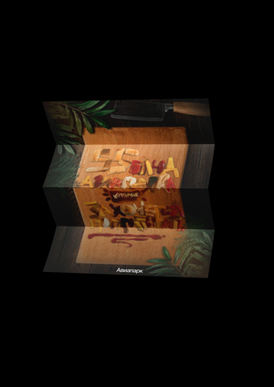 Обложка гастро-гида для «Авиапарка»