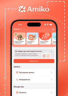 Amiko — цифровой паспорт для питомца