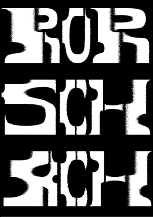 шрифт RORSCHACH