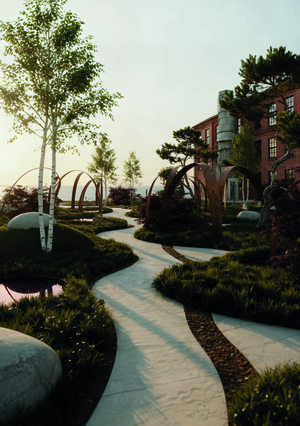 Средовая концепция сада "Разногласие"