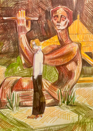 Абхазские скульптуры