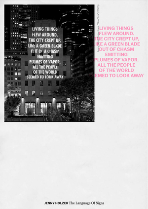 ДЖЕННИ ХОЛЬЦЕР Язык Знаков