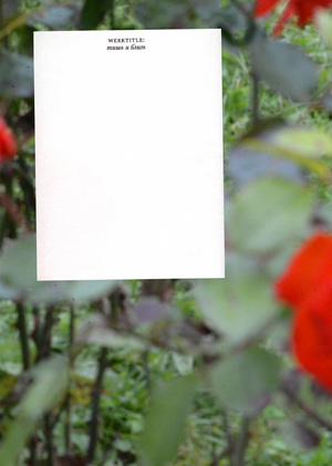 WERKTITLE: Тишь и близь