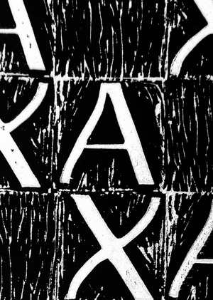 Серия типографических плакатов «Шелест»