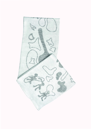 Теплый шарф ЛОРСКУТ 