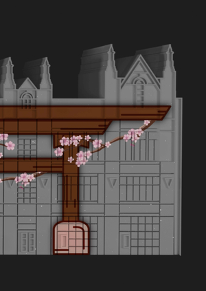 Ханами. 3D mapping