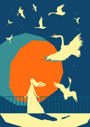 Дикие лебеди