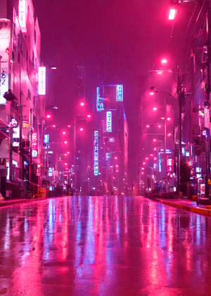 Улицы Токио глазами искусственного интеллекта