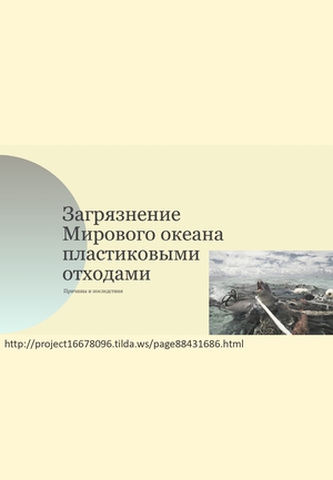 Загрязнение Мирового океана пластиковыми отходами