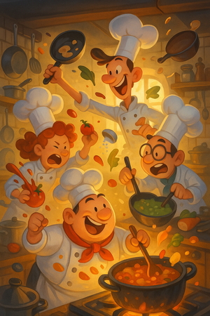 [AI] Редизайн настольной игры Поваришки