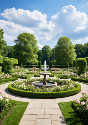 Средовая концепция сада «Шелковый путь»