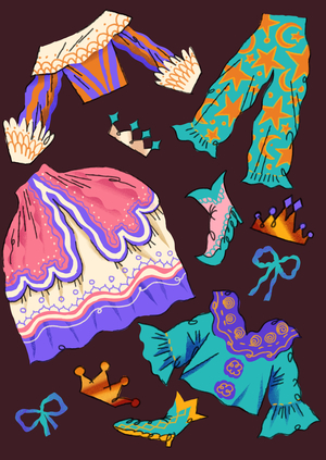 Приоделась