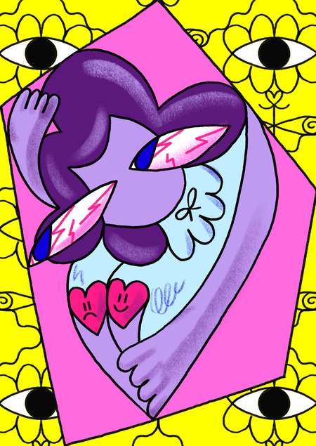 желтые обои