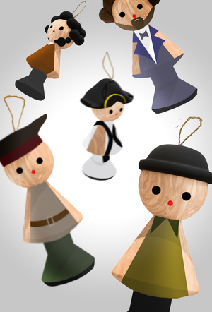 Петербургские елочные метро–игрушки